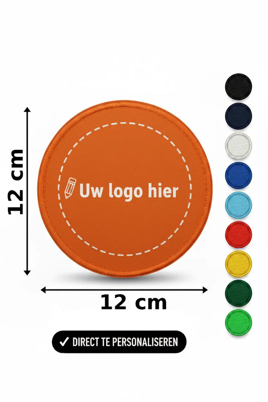Rond 12x12cm embleem borduren