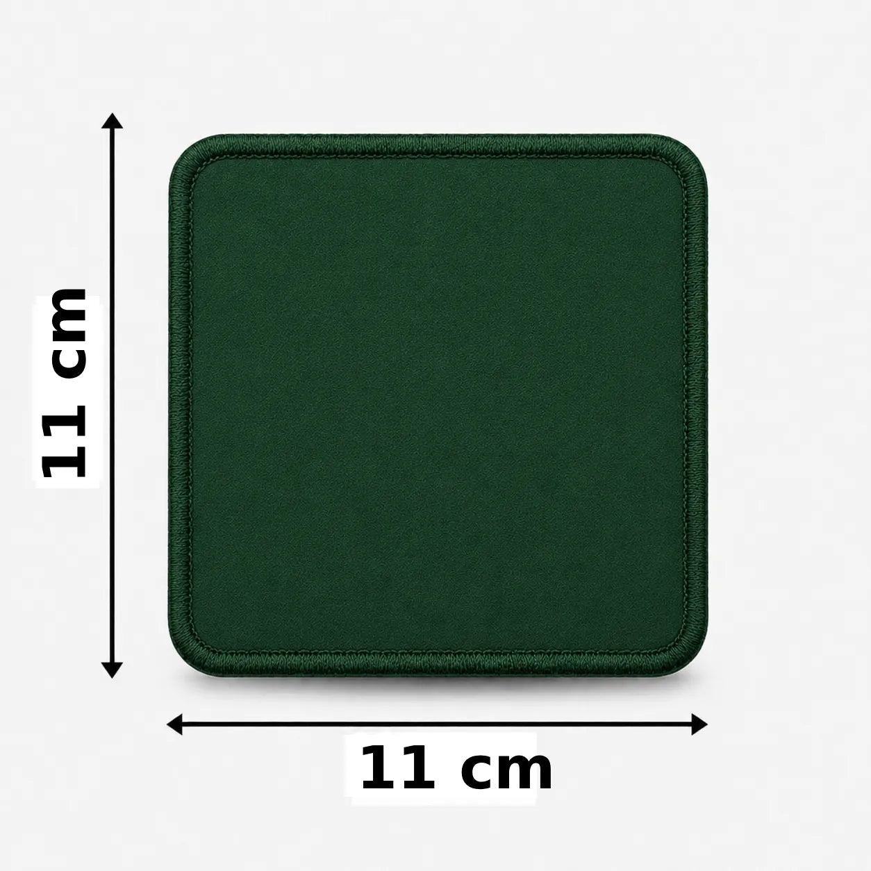 Vierkant 11x11cm embleem borduren