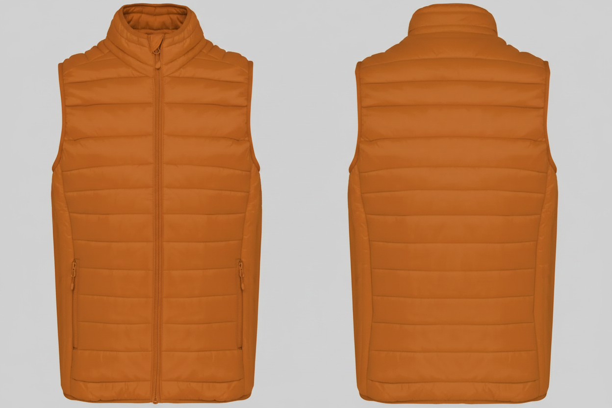 Kariban K6113 Lichte Herenbodywarmer Borduren | 100% Polyamide | Opvouwbaar
