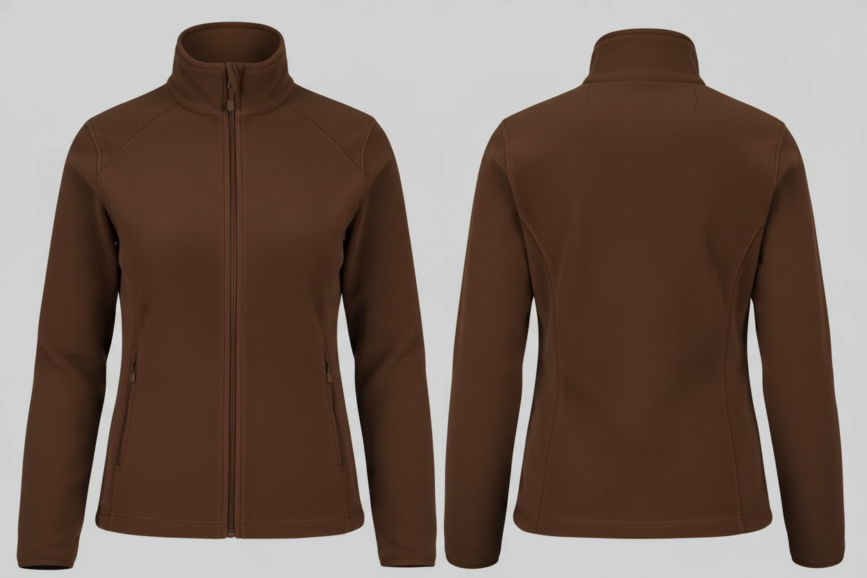 Kariban K907 Maureen Dames Fleece Met Rits Borduren | Polyester | 280 g/m²
