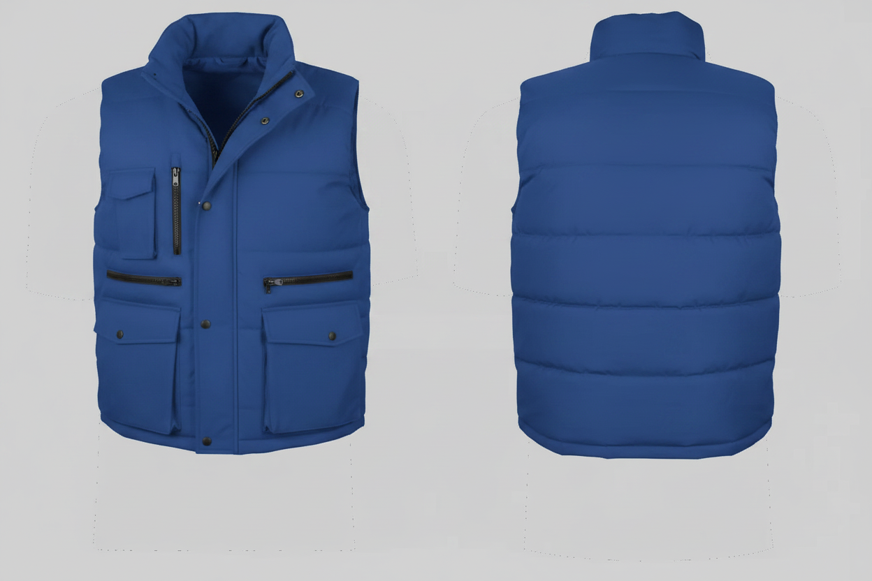 Result R127A Weerbestendige Recyclebare Bodywarmer met Zakken Borduren | 180 g/m²