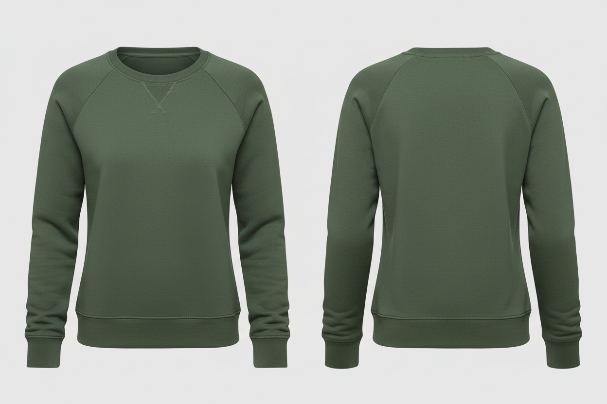 Kariban K481 Dames BIO Sweater Borduren | 300 g/m²