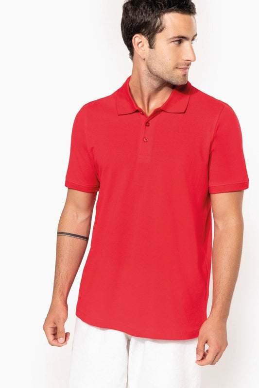 Kariban K254 Piqué-herenpolo korte mouwen Borduren | 100% Katoen Piqué | 215 g/m²