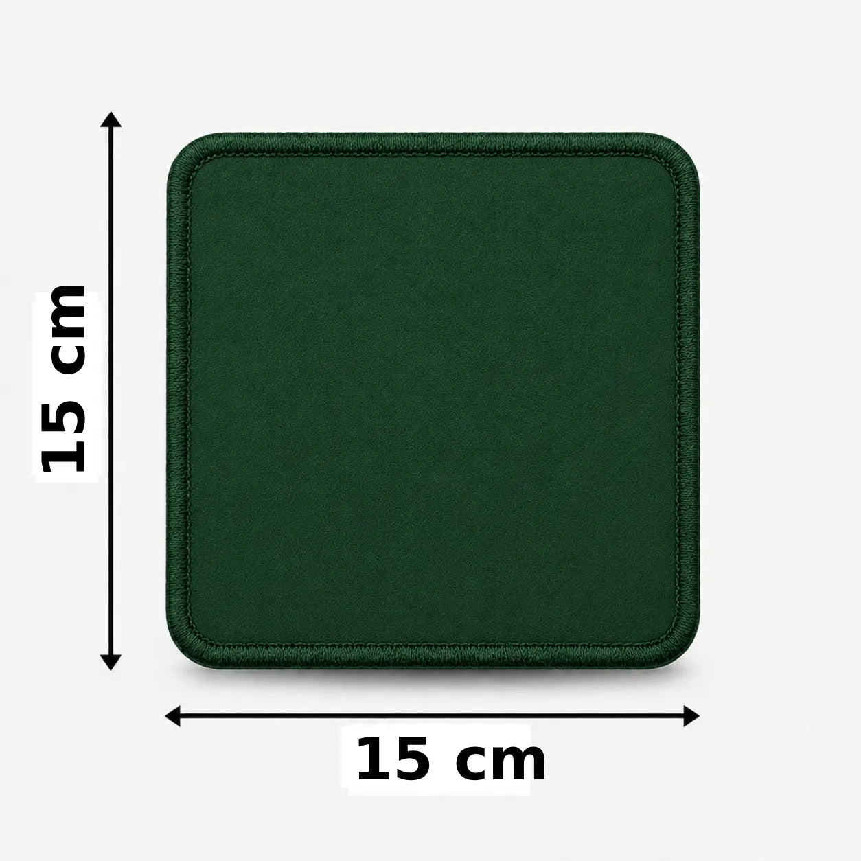 Vierkant 15x15cm embleem borduren