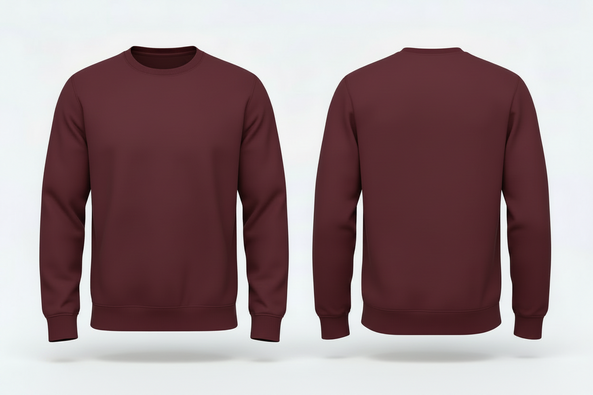 Spider heren sweatshirt schilders & stukadoors borduren ossenbloed - SOL'S 01168