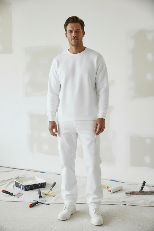 Fruit of the Loom SC250 Heren Sweatshirt Schilders & Stukadoors Borduren | 280 g/m²