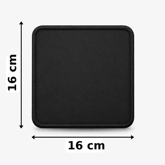 Vierkant 16x16cm embleem borduren