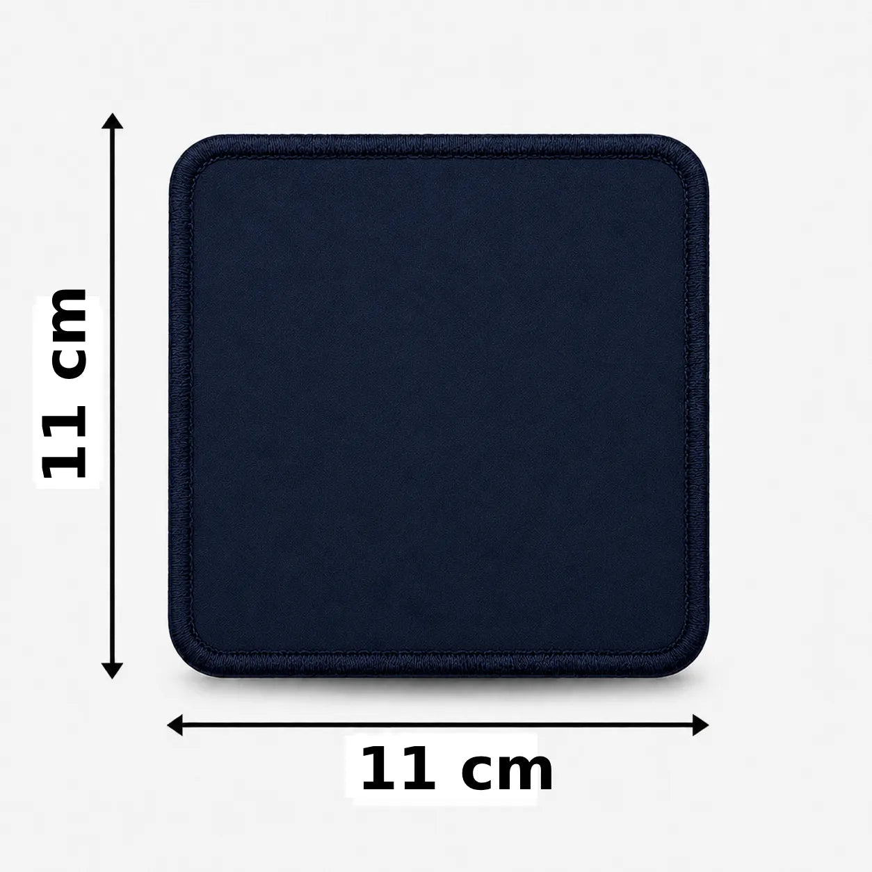 Vierkant 11x11cm embleem borduren