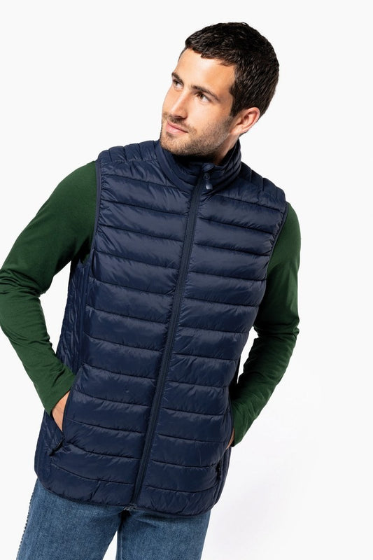 Kariban K6113 Lichte Herenbodywarmer Borduren | 100% Polyamide | Opvouwbaar
