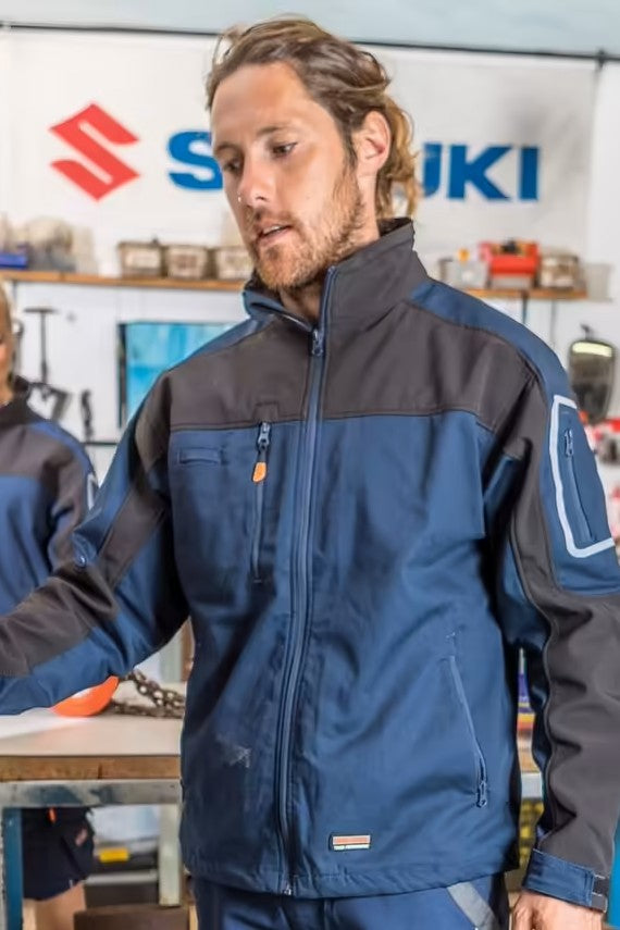 Result RS302 Sabre Softshell Werkjas Borduren | Polyester-Katoen-Elastaan | 1000 g