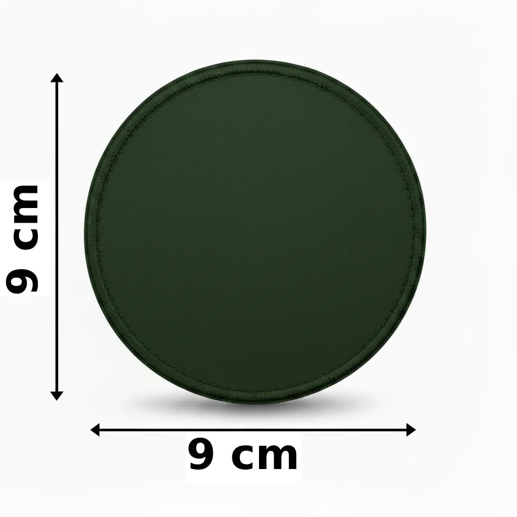 Rond 9x9cm embleem borduren