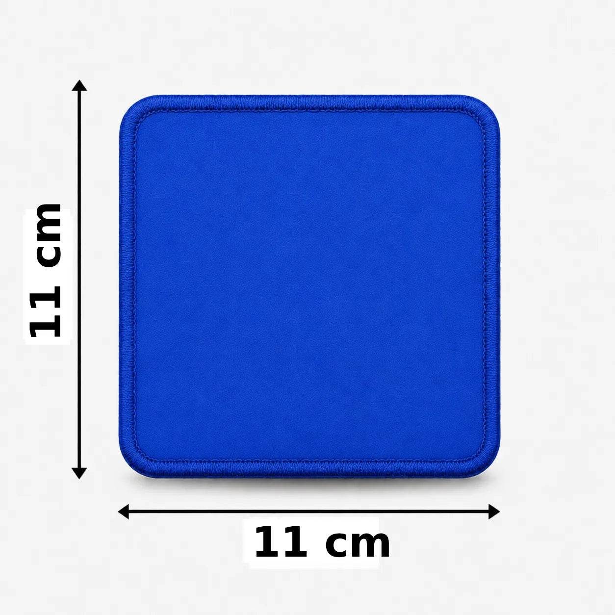 Vierkant 11x11cm embleem borduren