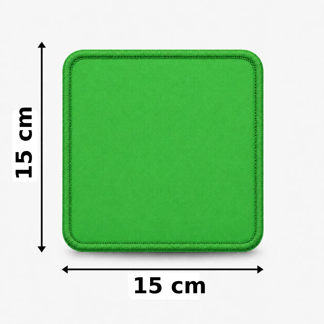 Vierkant 15x15cm embleem borduren