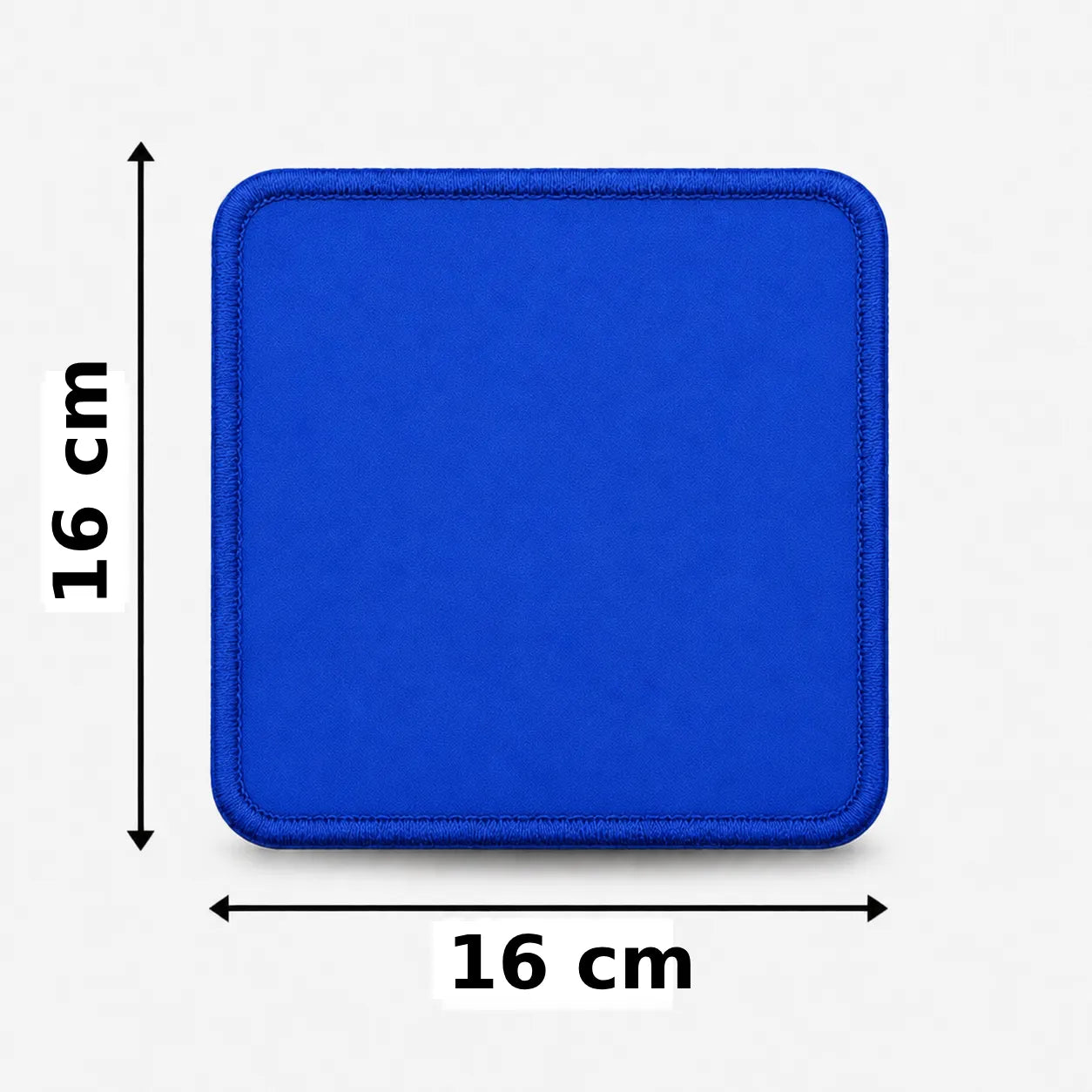 Vierkant 16x16cm embleem borduren