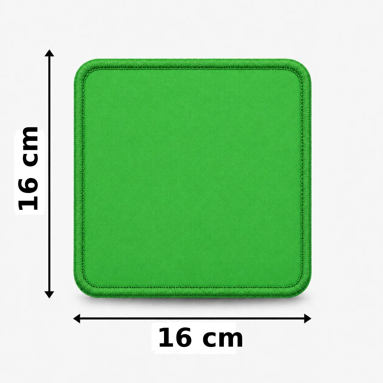 Vierkant 16x16cm embleem borduren