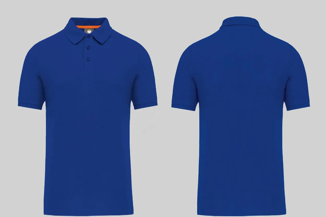 WK. Designed To Work WK207 Ecologische Herenpolo Borduren | Katoen-Polyester | 230 g/m²