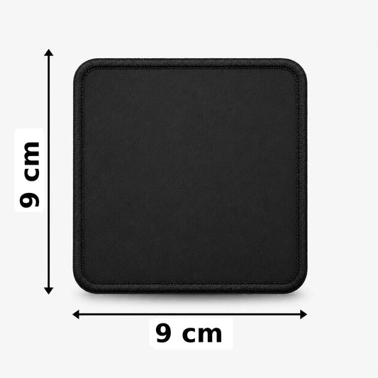 Vierkant 9x9cm embleem borduren