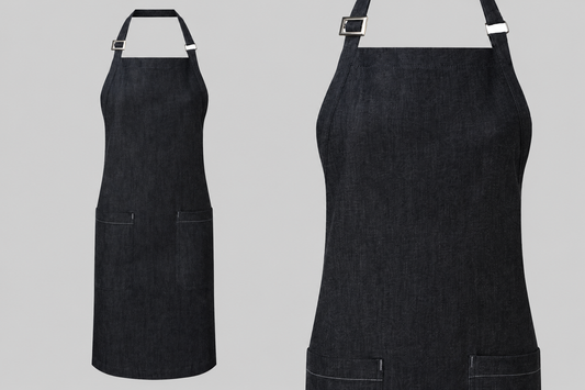 Premier PR113 Schort Biologisch Fairtrade Denim Borduren | 100% Katoen | 500 g/m²
