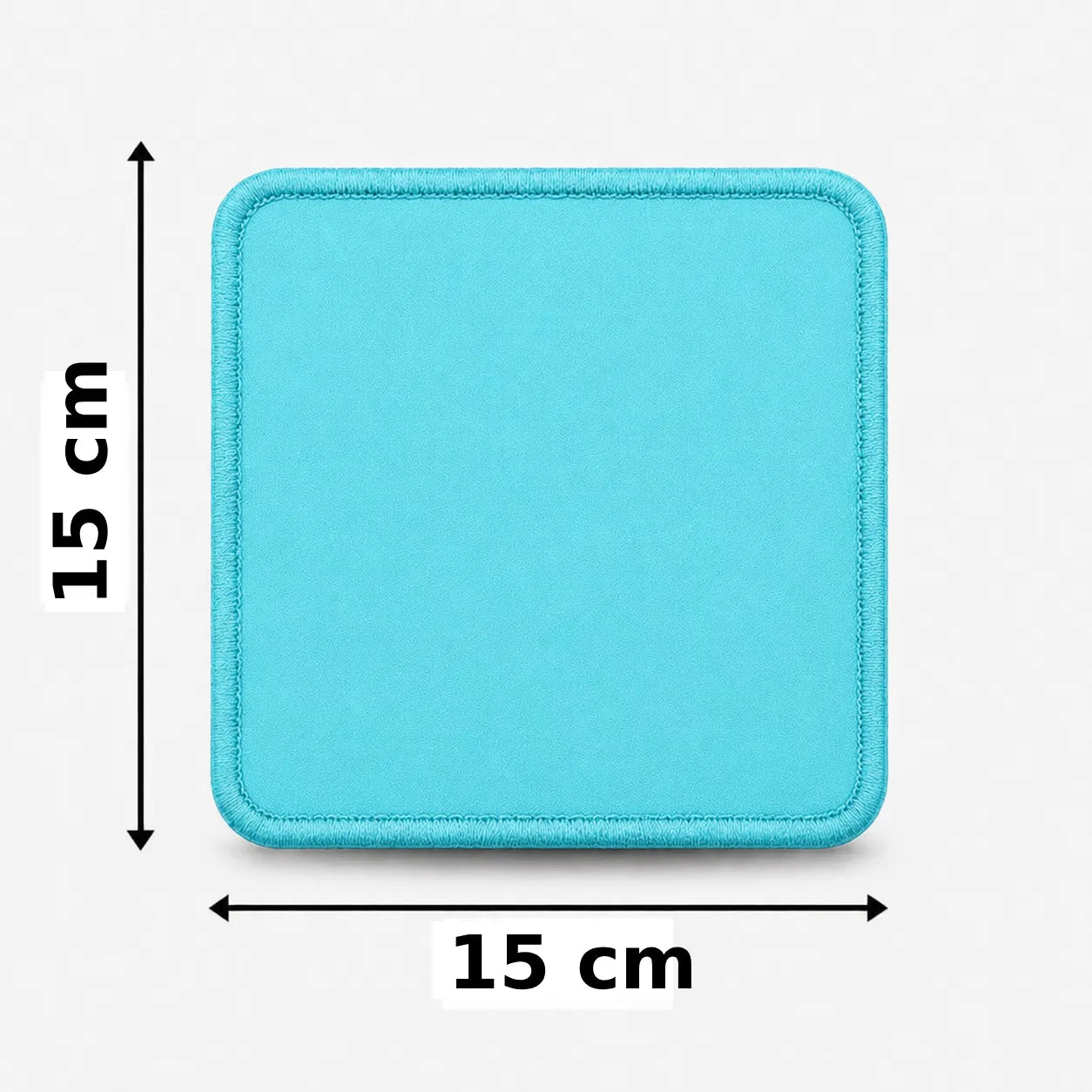 Vierkant 15x15cm embleem borduren