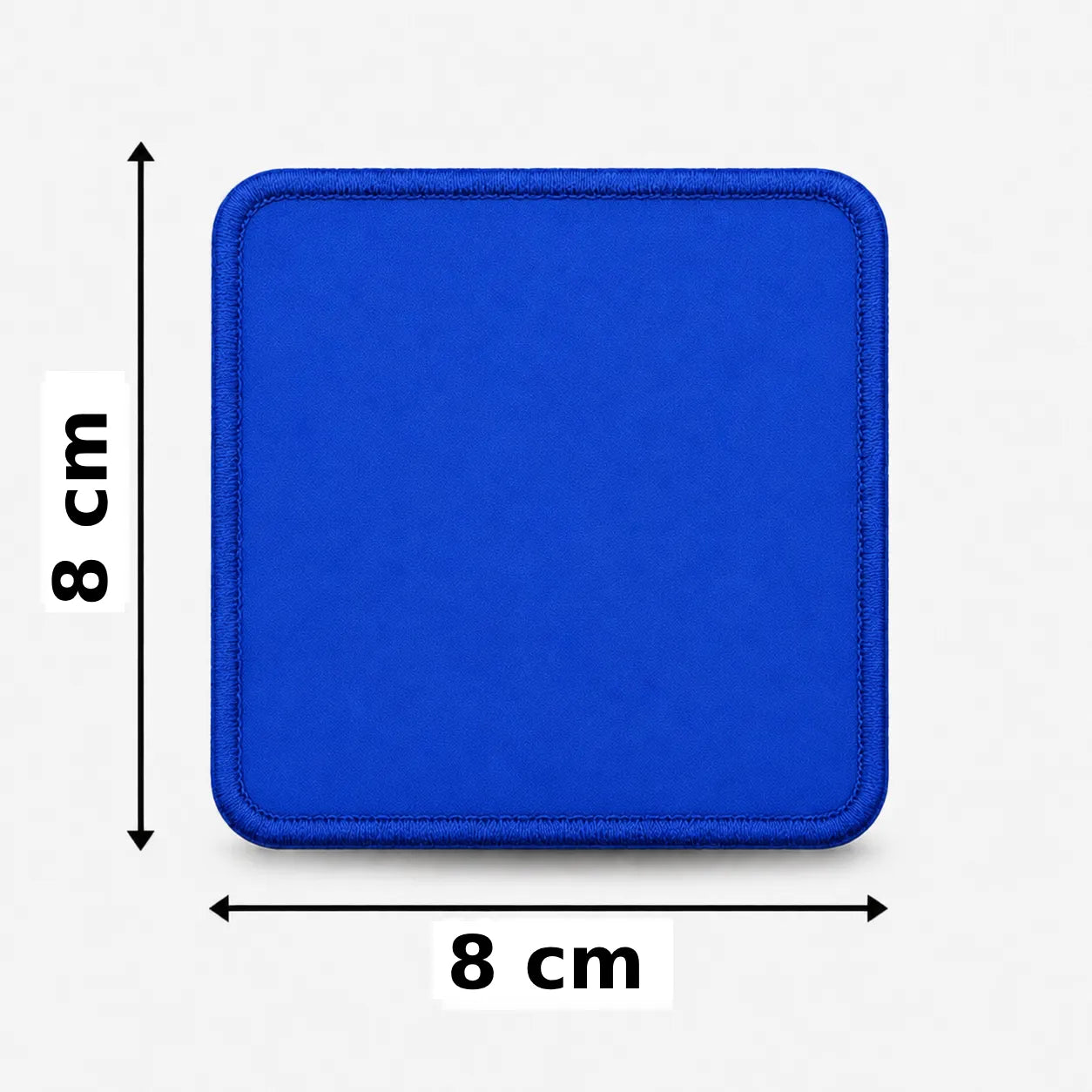 Vierkant 8x8cm embleem borduren