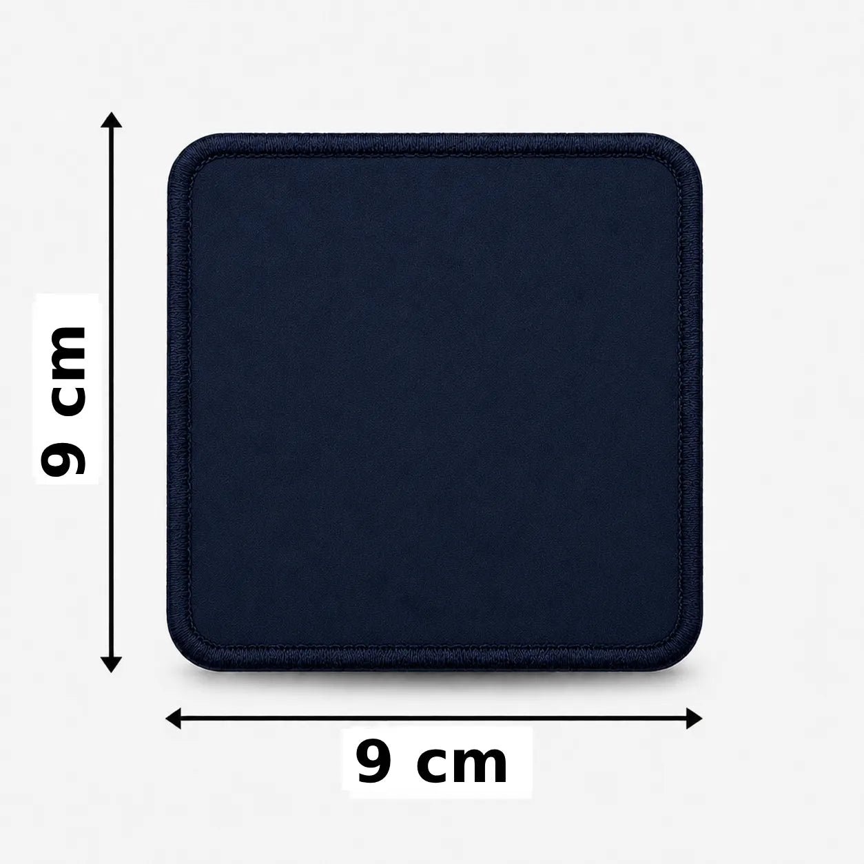 Vierkant 9x9cm embleem borduren
