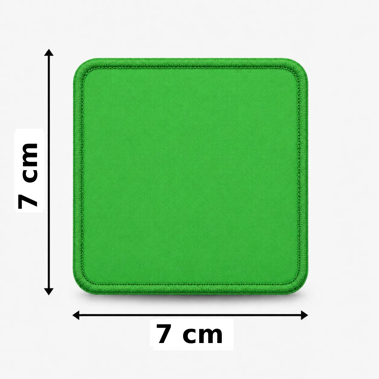Vierkant 7x7cm embleem borduren