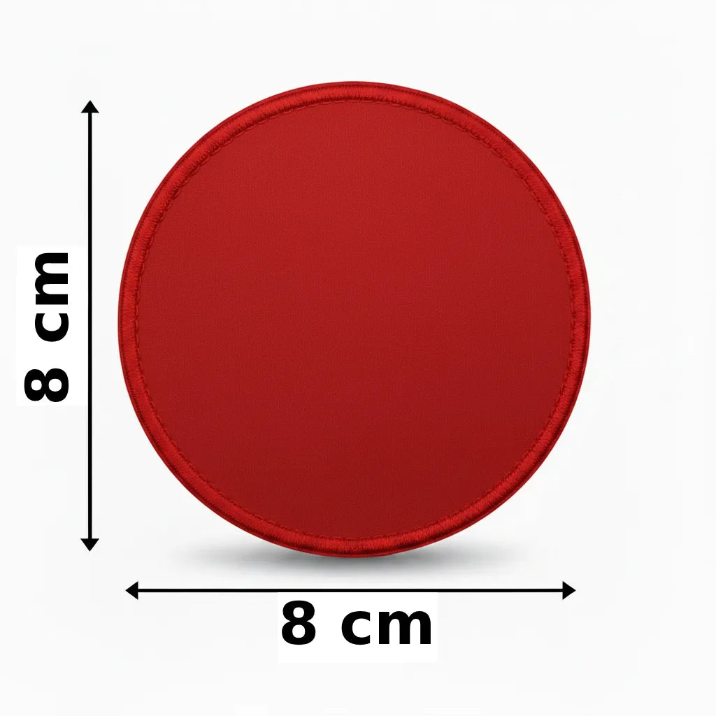 Rond 8x8cm embleem borduren