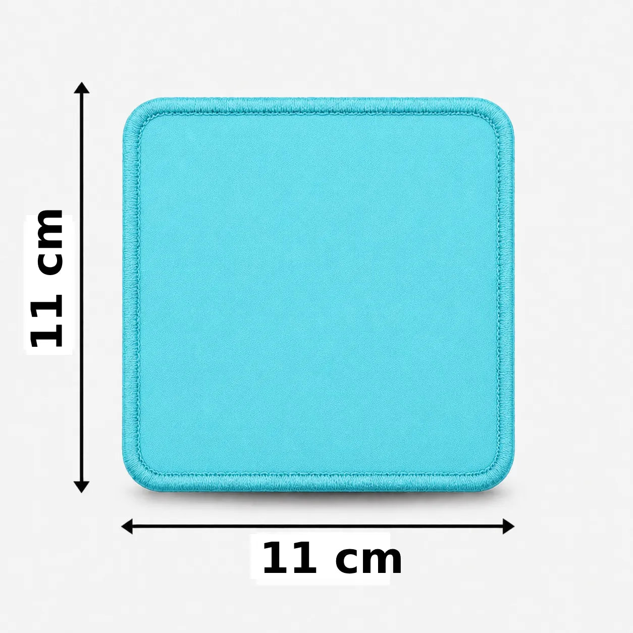 Vierkant 11x11cm embleem borduren