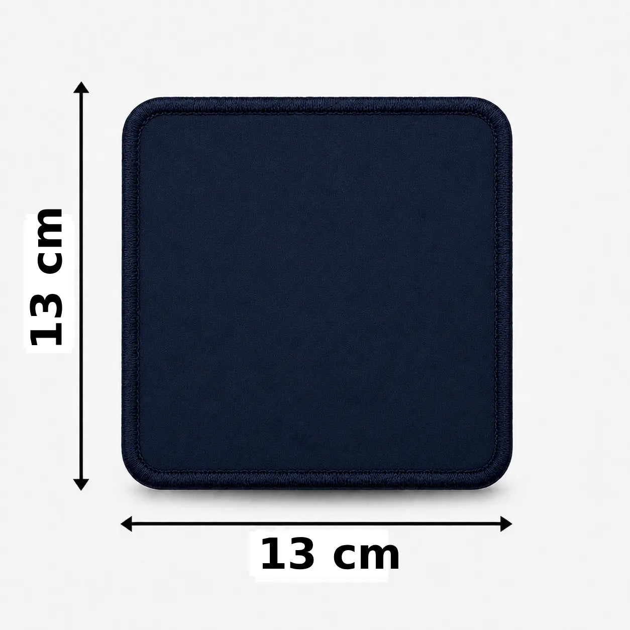 Vierkant 13x13cm embleem borduren
