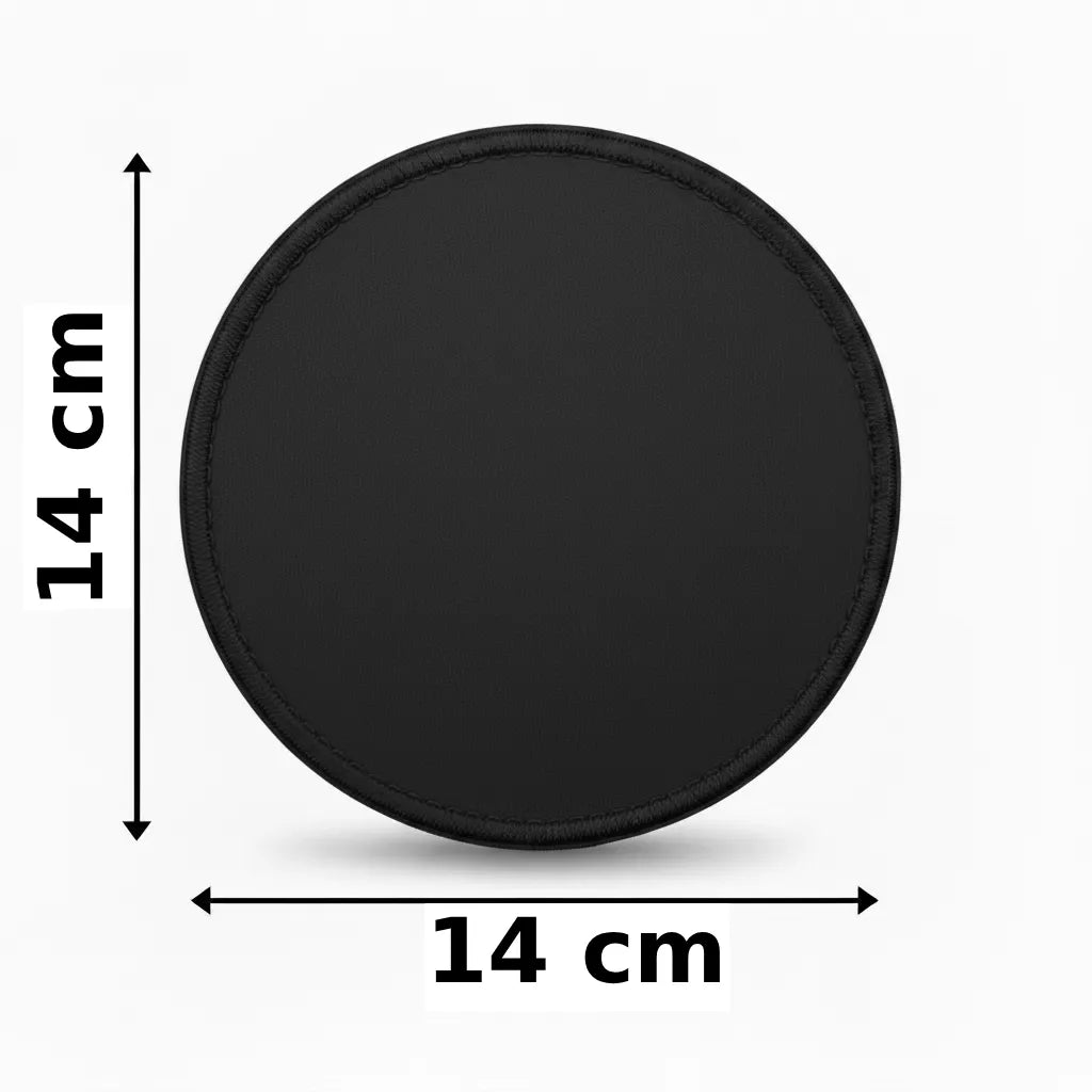 Rond 14x14cm embleem borduren