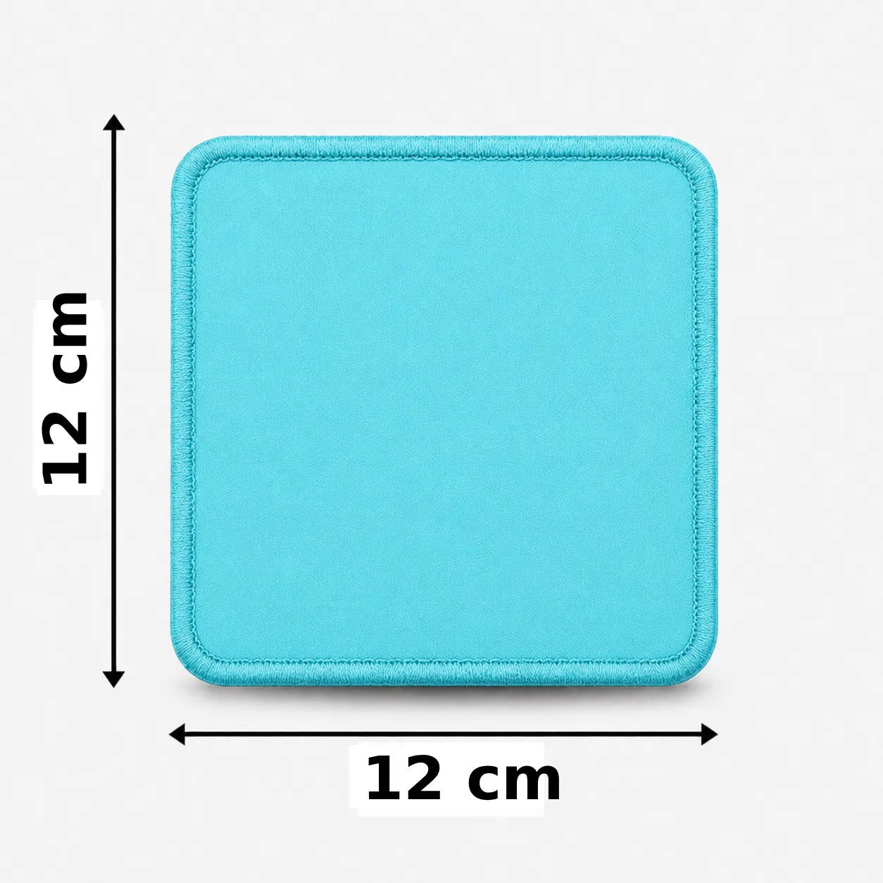 Vierkant 12x12cm embleem borduren