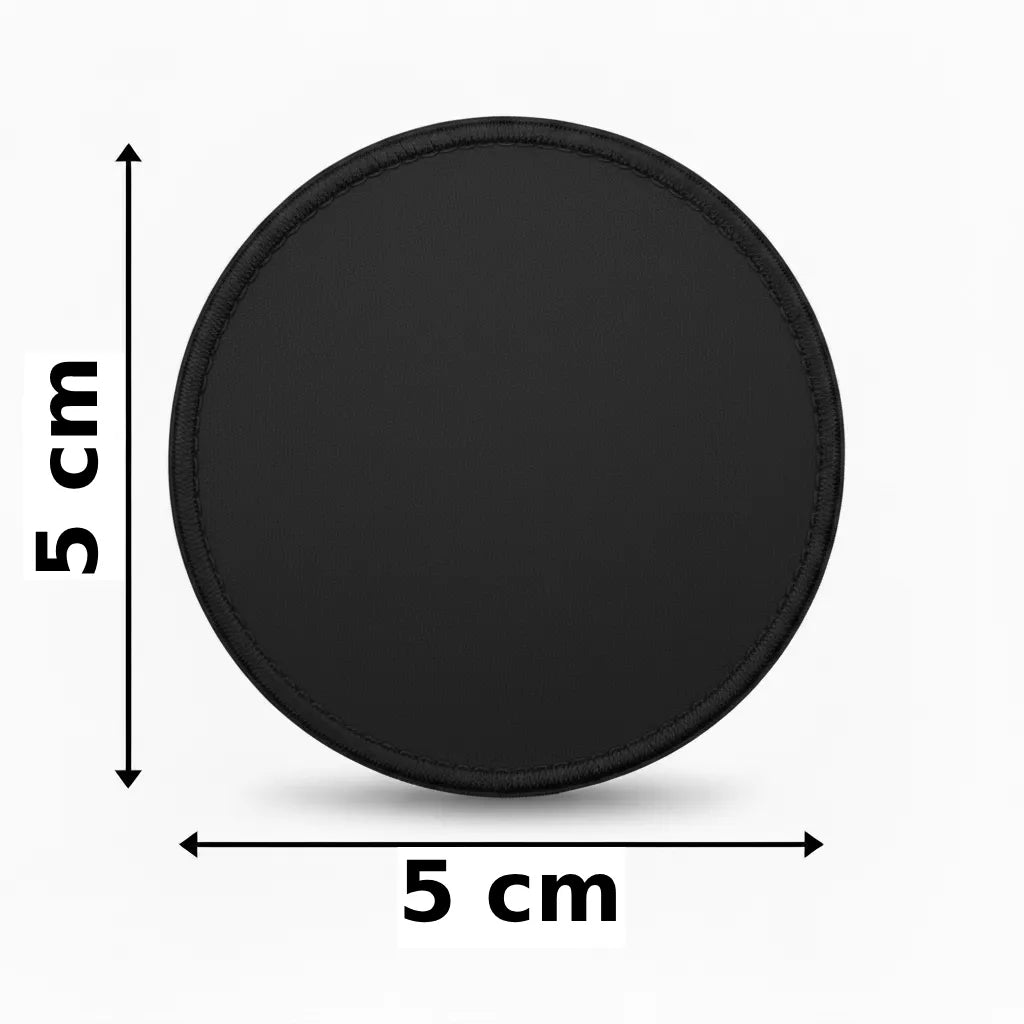 Rond 5x5cm embleem borduren