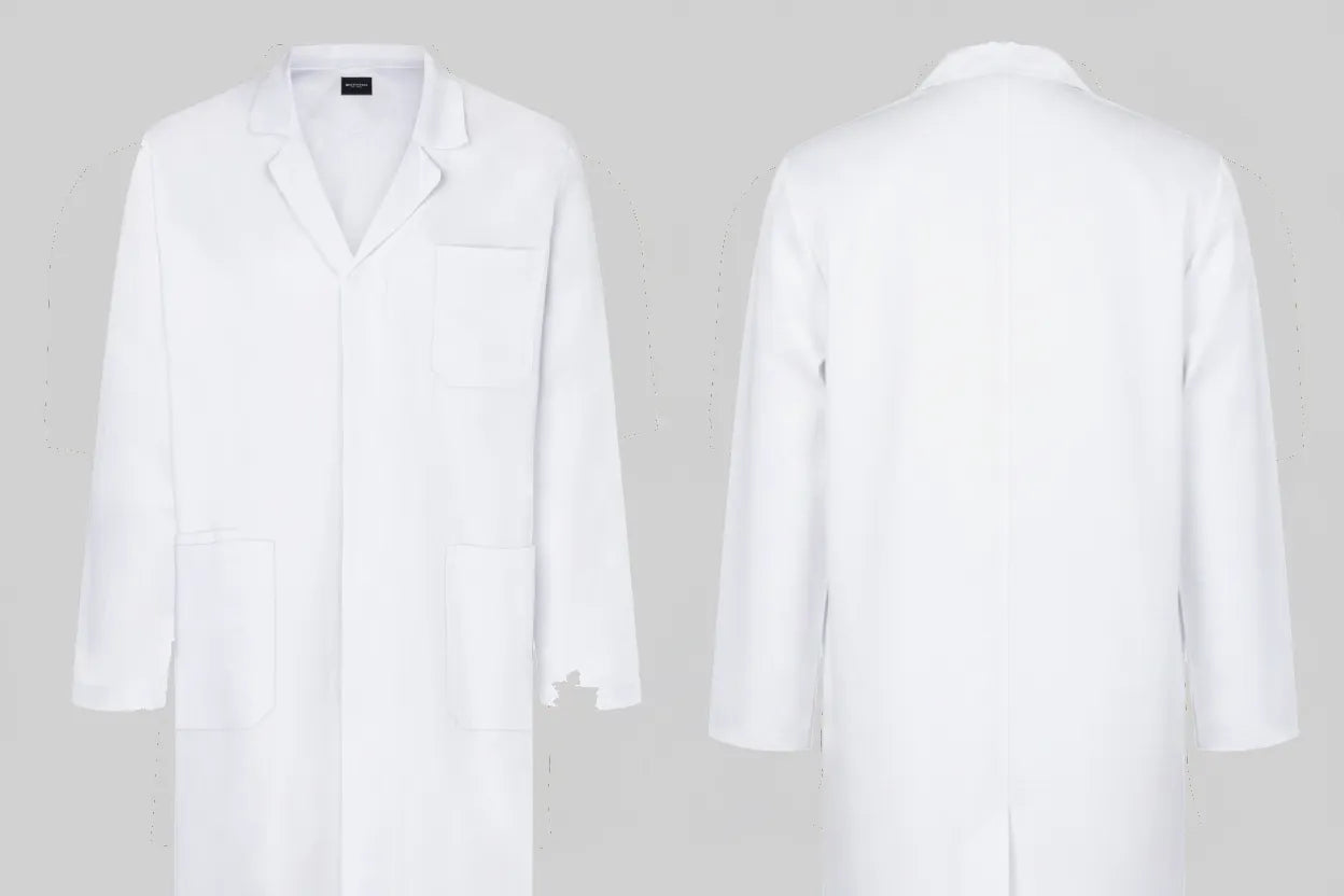 Karlowsky KYMM7 Medische Laboratoriumjas Heren Borduren | 100% Katoen | 488 g