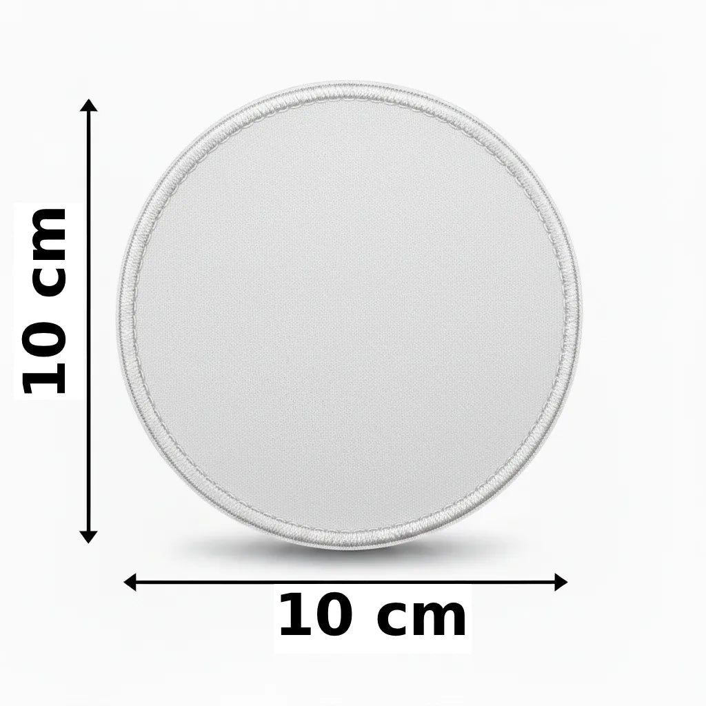 Rond 10x10cm embleem borduren