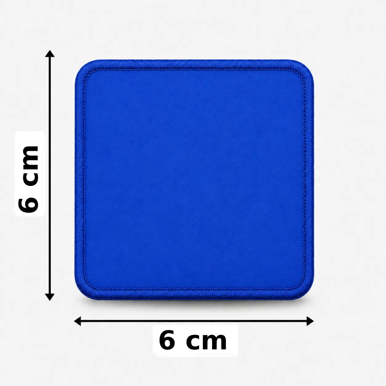 Vierkant 6x6cm embleem borduren