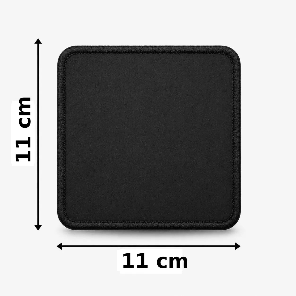 Vierkant 11x11cm embleem borduren