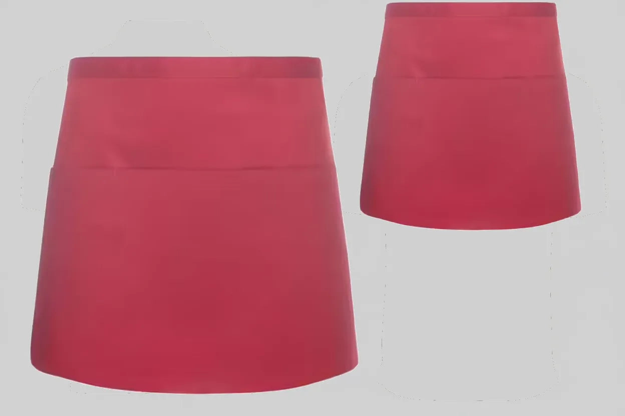 Karlowsky KYBVS3 Basis Schort met Zak Borduren | 65% Polyester / 35% Katoen | 215 g/m²