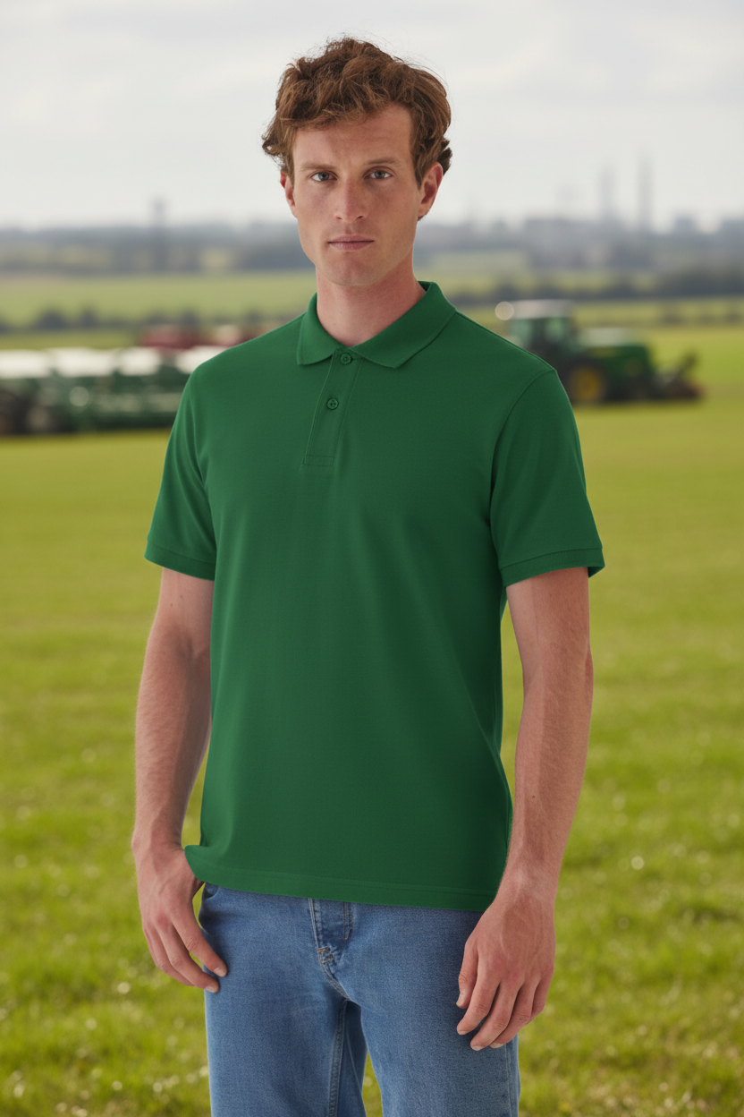 B&C BCID1 Herenpoloshirt Agrarisch & Groenvoorziening Borduren | 180 g/m²