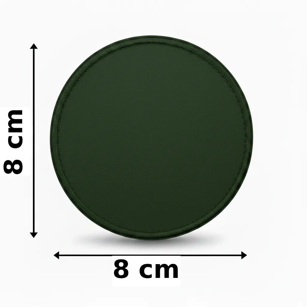 Rond 8x8cm embleem borduren