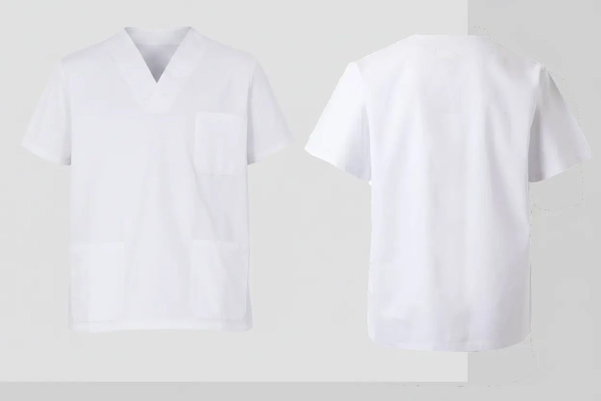 Velilla v35205 tuniek katoen korte mouwen borduren wit - Velilla VE3520