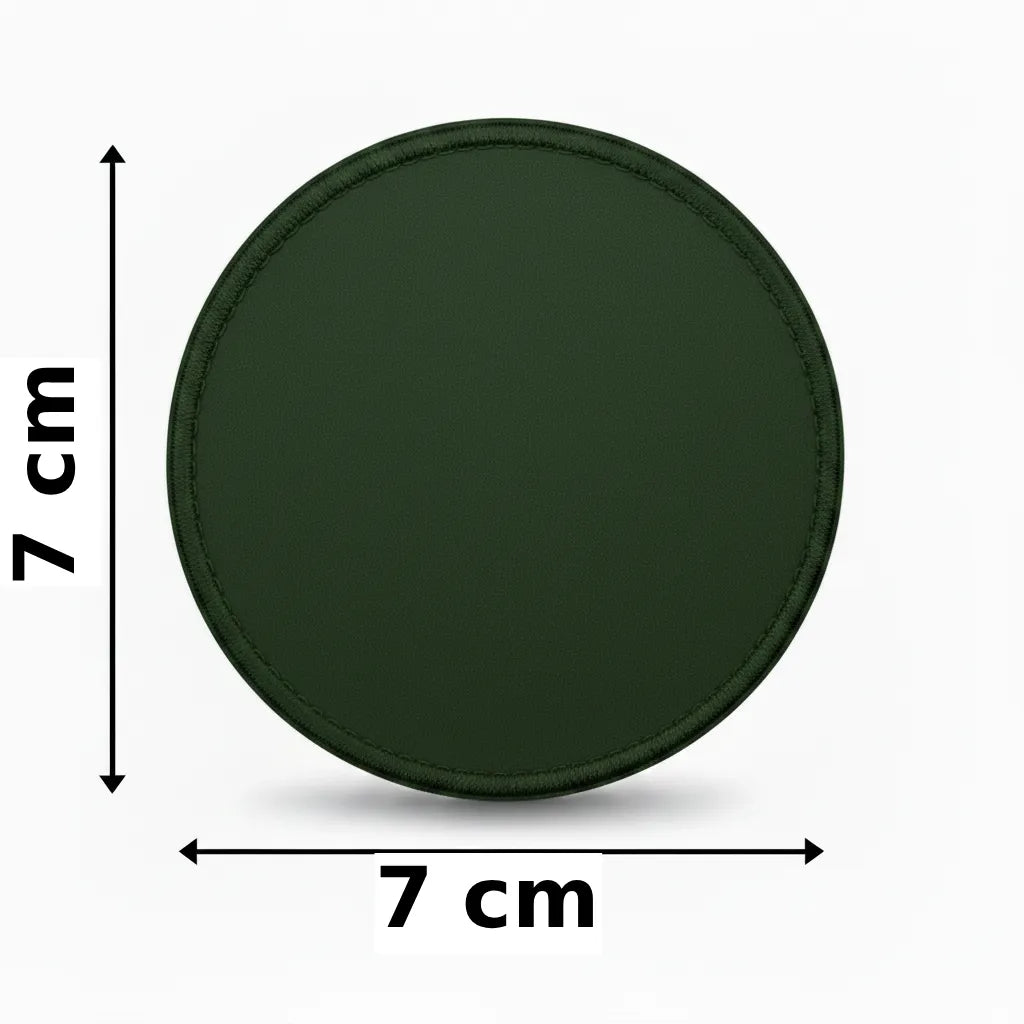 Rond 7x7cm embleem borduren