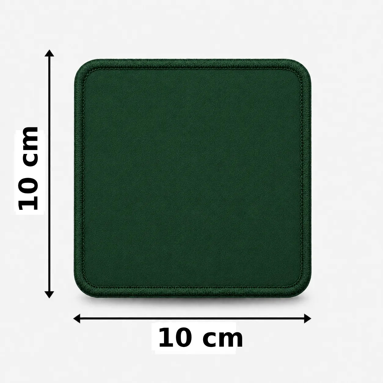 Vierkant 10x10cm embleem borduren