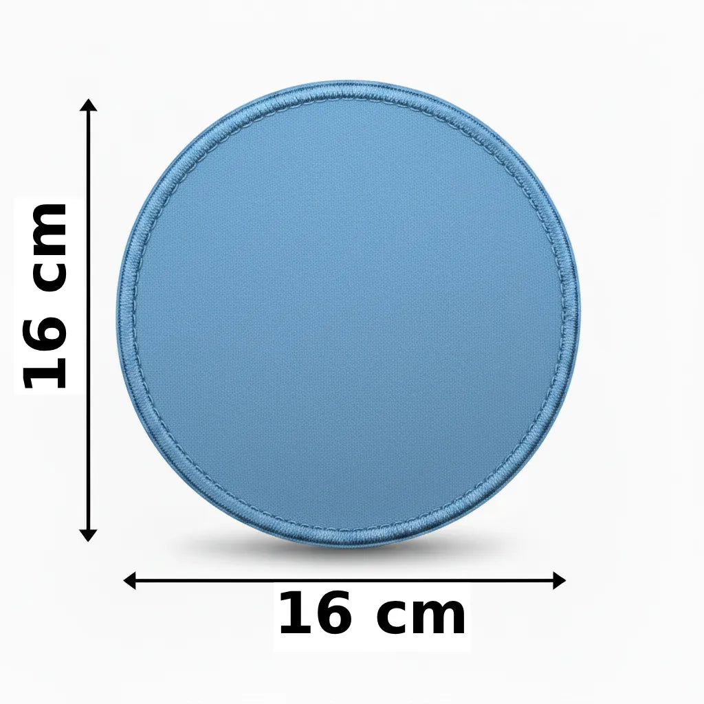 Rond 16x16cm embleem borduren