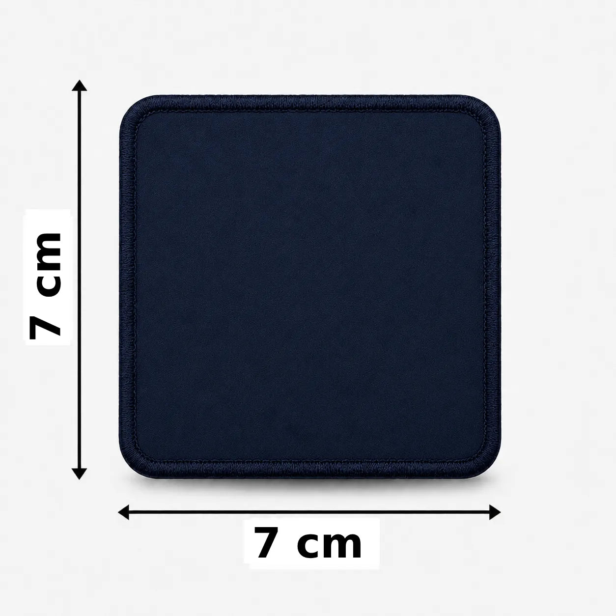 Vierkant 7x7cm embleem borduren