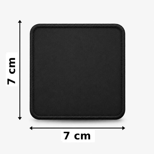 Vierkant 7x7cm embleem borduren