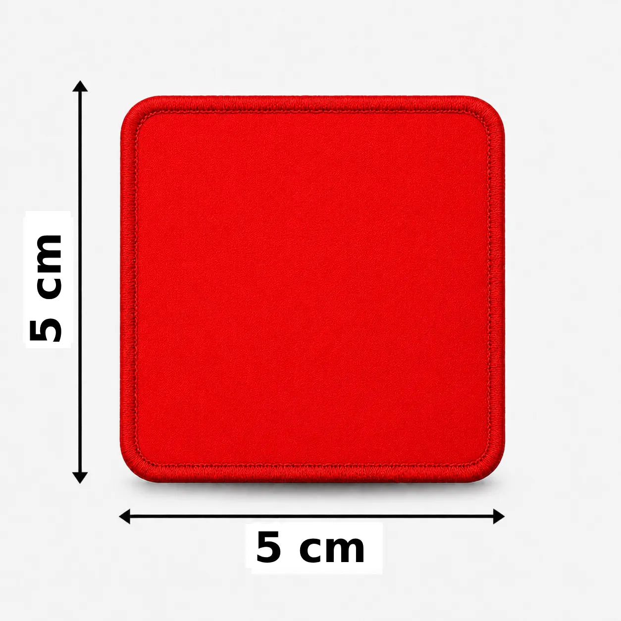 Vierkant 5x5cm embleem borduren