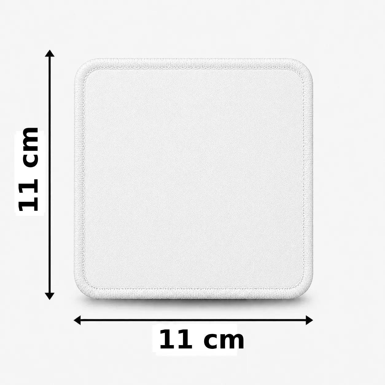 Vierkant 11x11cm embleem borduren