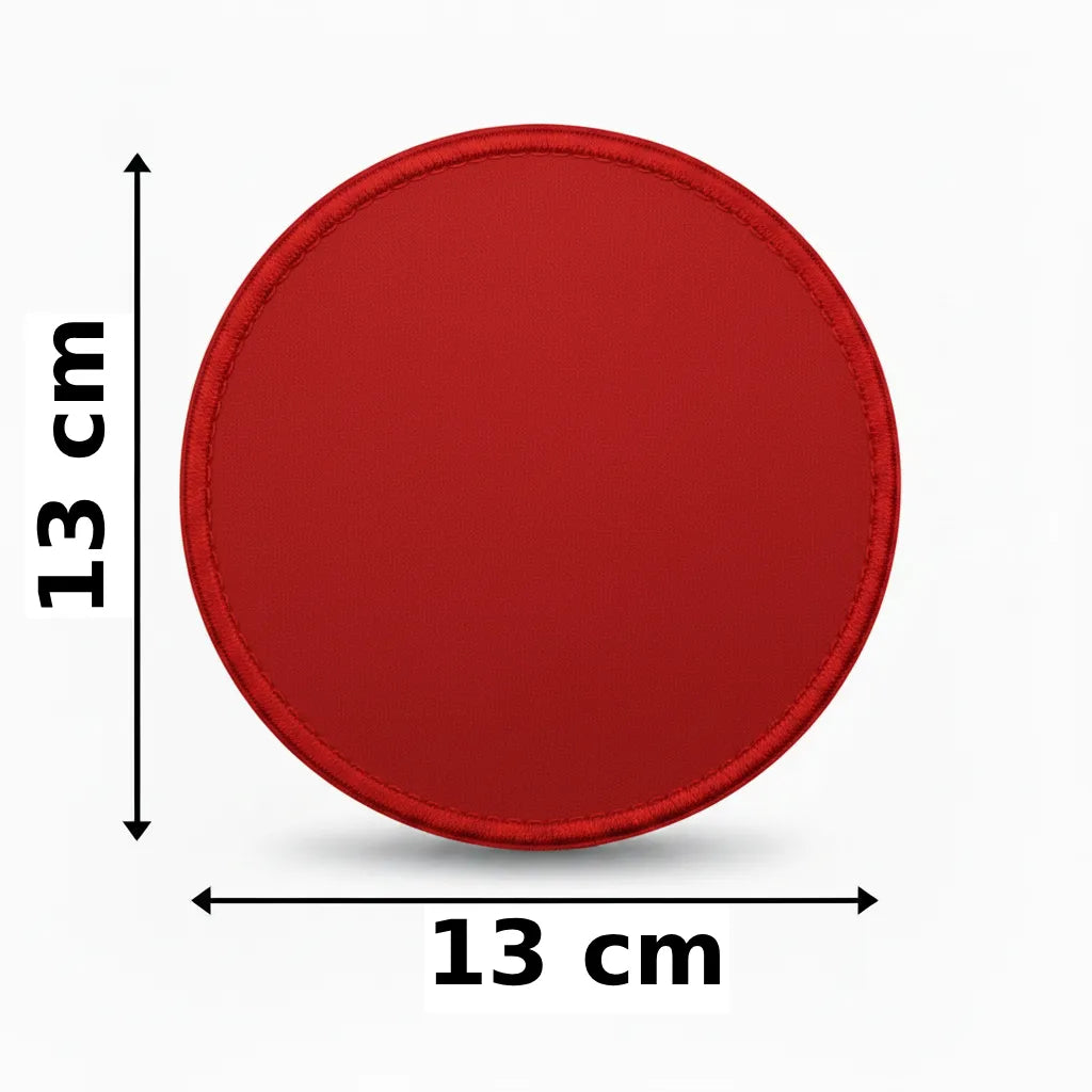 Rond 13x13cm embleem borduren