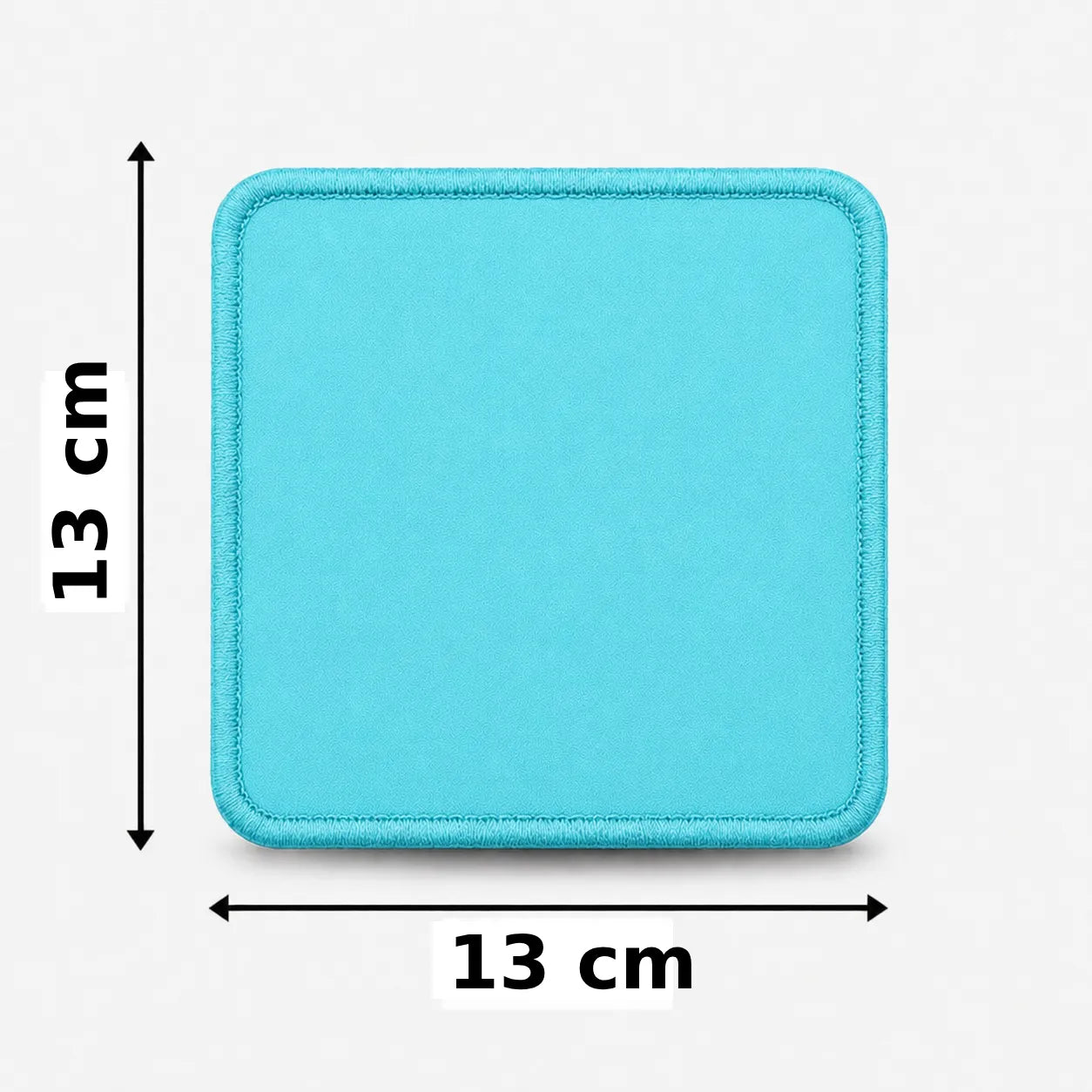 Vierkant 13x13cm embleem borduren