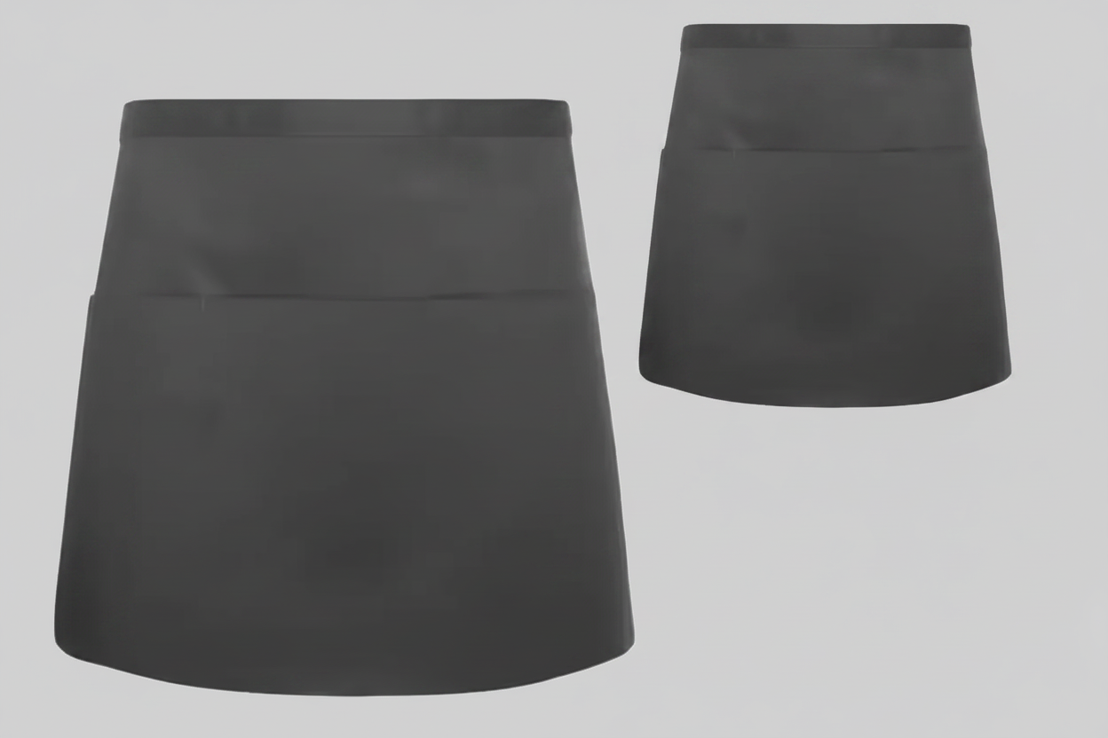Karlowsky KYBVS3 Basis Schort met Zak Borduren | 65% Polyester / 35% Katoen | 215 g/m²